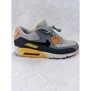 Nike Air Max 90 Essential Pale Grey Laser Orange Mens Size 13 537384-008